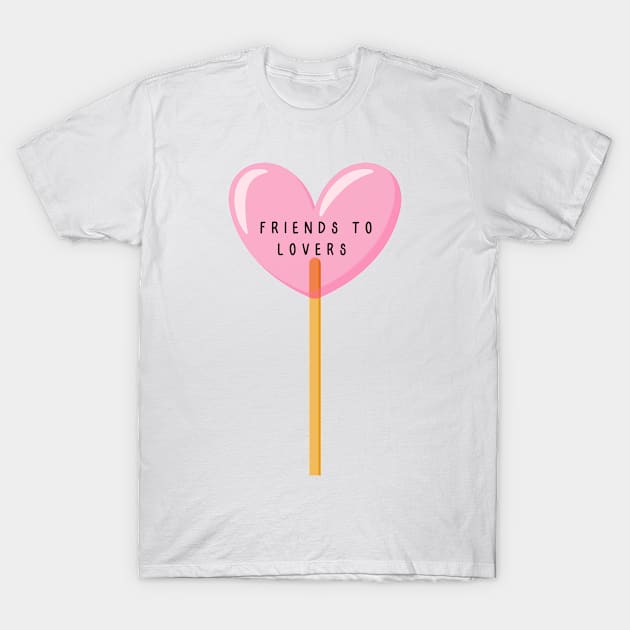 Friends to lovers T-Shirt by medimidoodles